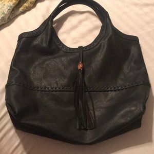 EUC Big Buddha black handbag.